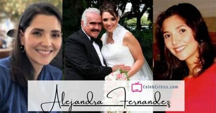 Meet Alejandra Fernndez, late Vicente Fernndezs daughter