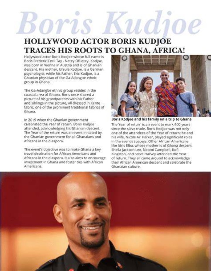 Meet The Son Of Hollywood Star Boris Kodjoe