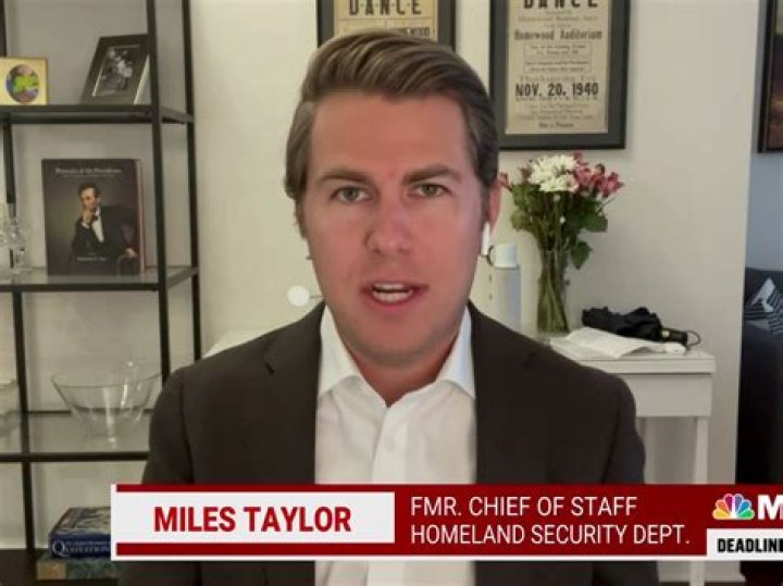 Miles Taylor, The Former DHS Chief, Is Married To A Man