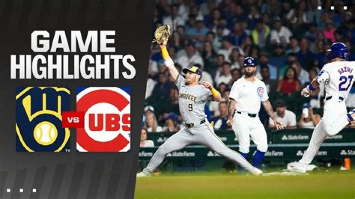 Milwaukee Brewers v Chicago Cubs live 24 July 2024 Sport