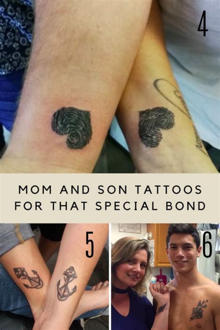 Mother And Son Tattoos That Bond