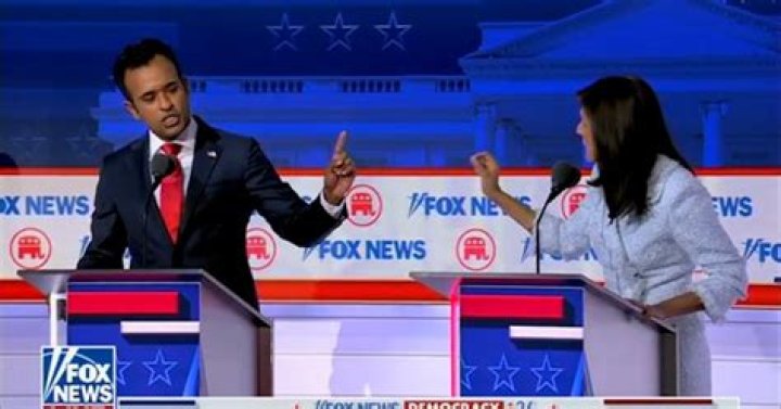 Nikki Haley Swings at Vivek Ramaswamy Over Ukraine at GOP Presidential Debate ·