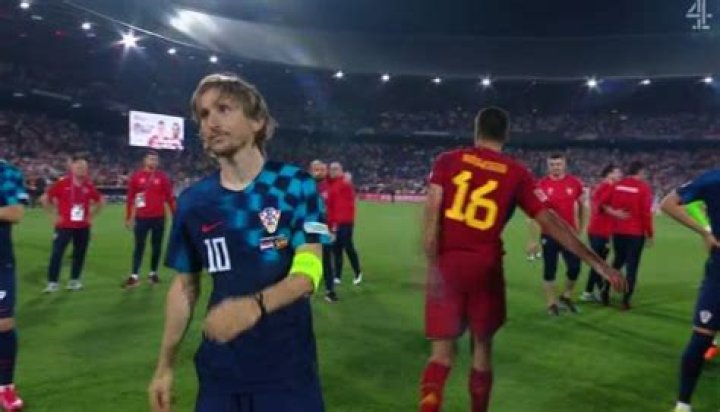 No tears from Luka Modric but fans despair as Croatia lose Nations League final to Spain
