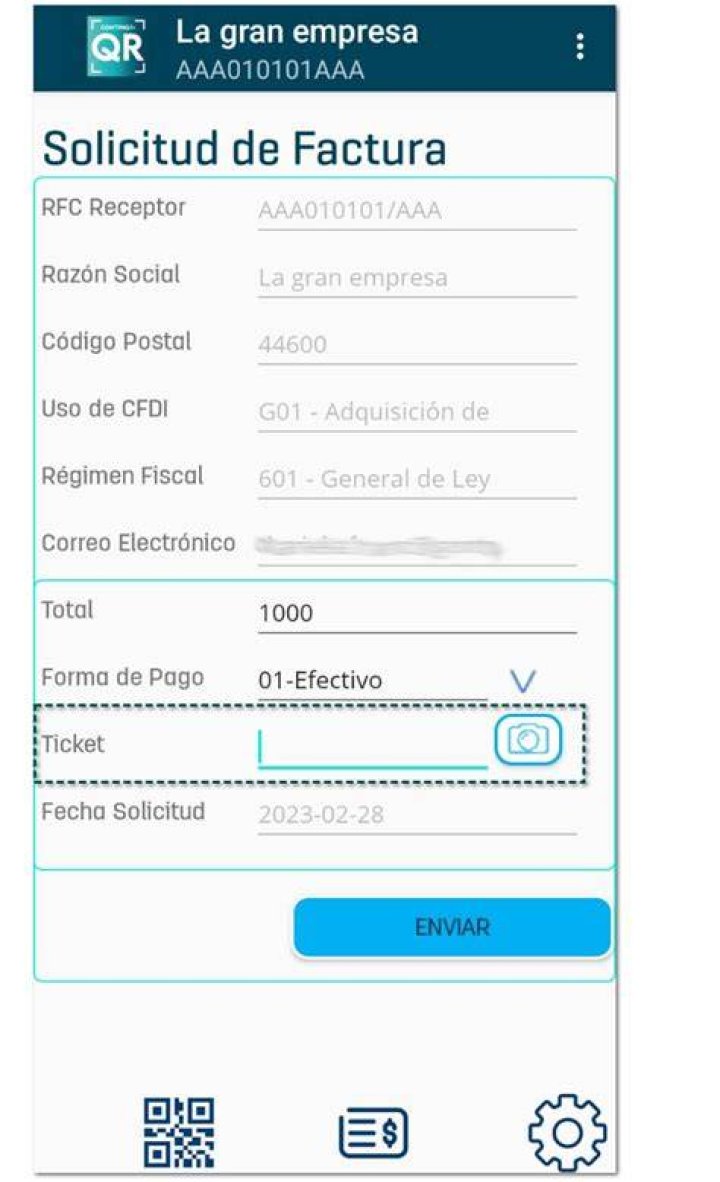 Nueva opción "Foto ticket"