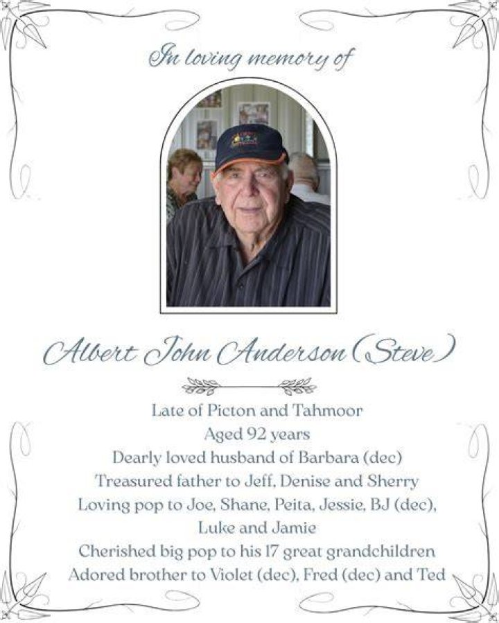 Obituary For Clayson Anderson: A Cherished Memory