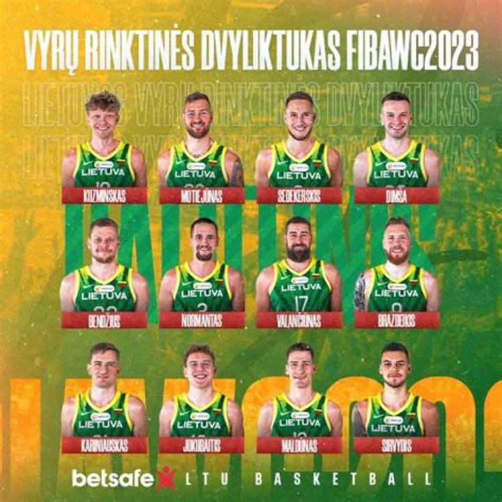 Panevėžys Balstogės Jagiellonia siandien tiesiogiai Lietuvos vyrų krepšinio rinktinės tvarkaraštis 23.07.2024 Sporto televizija