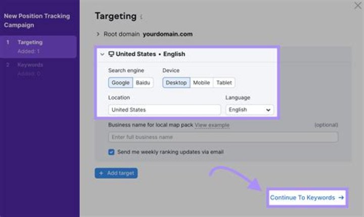 Position Tracking Tool For Website Optimization