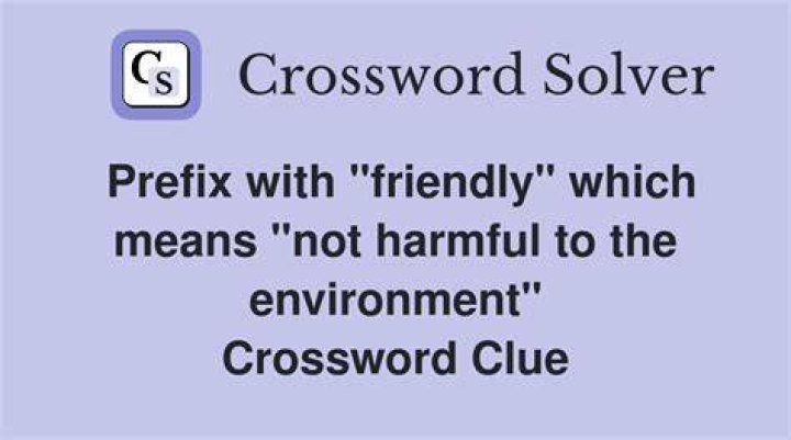 Prefix that means environmentally friendly