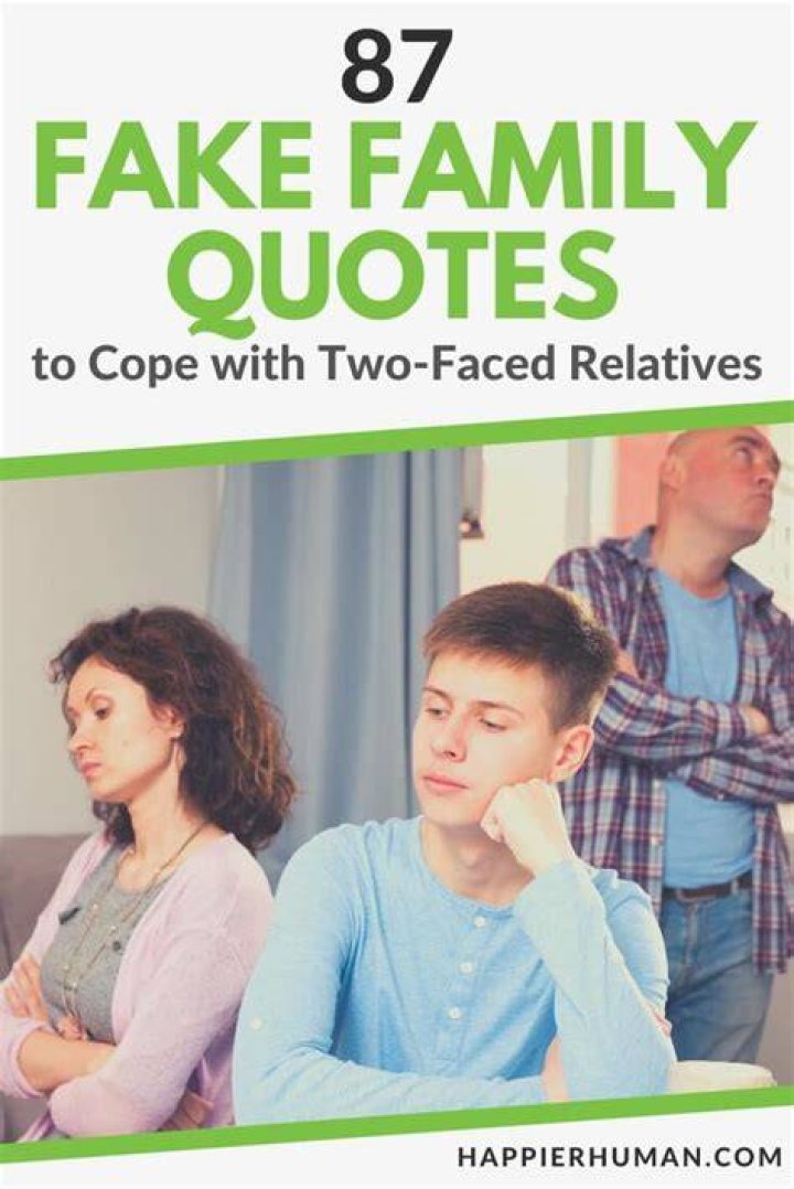 Quotes About The Shadow Of Fake Family