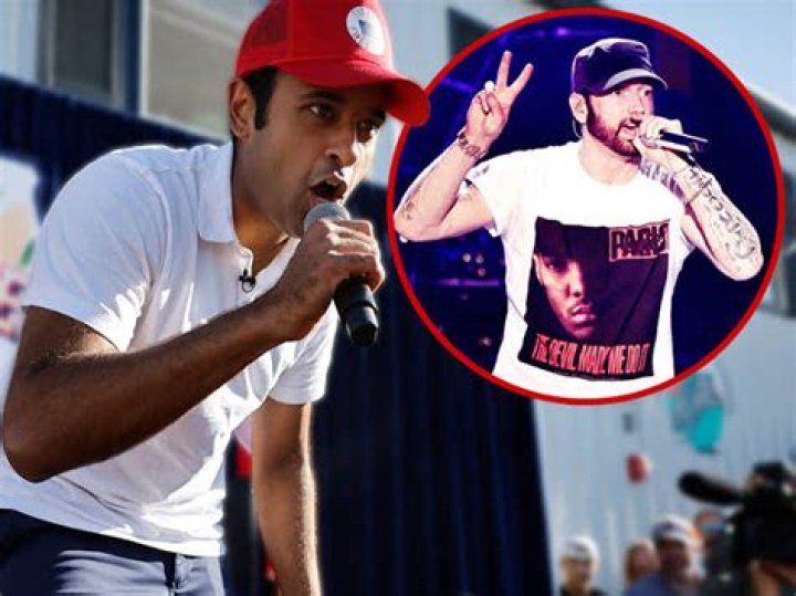 Republican Candidate Vivek Ramaswamy Raps to Eminems Lose Yourself at Campaign Rally (Video ·