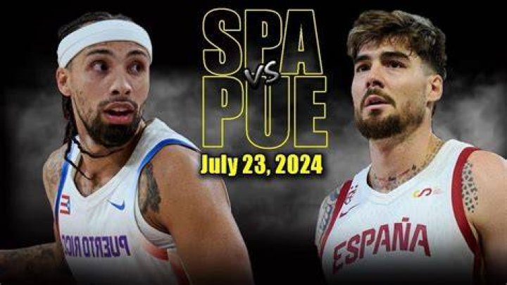 Spain vs Puerto Rico live stream 23 July 2024 Sport