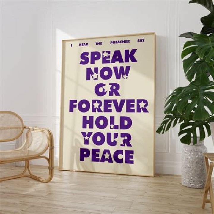Speaking Up: The Significance Of "Speak Now Or Forever Hold Your Peace"