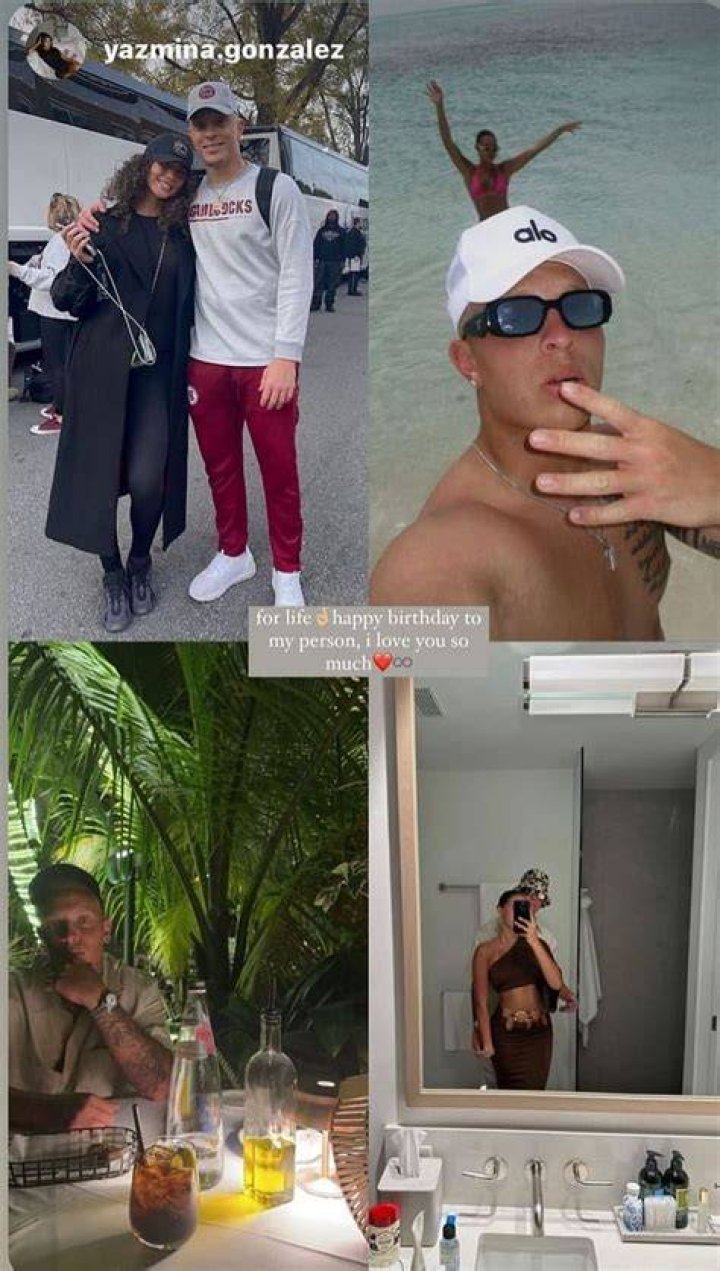Spencer Rattler's GF Yazmina Gonzalez shares heartwarming snaps wishing star QB on his birthday