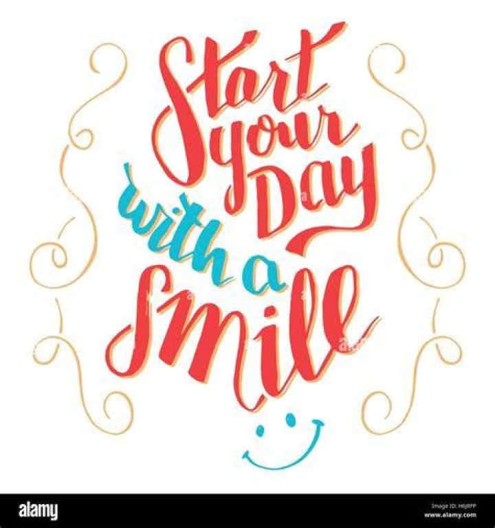 Start Your Day With A Smile