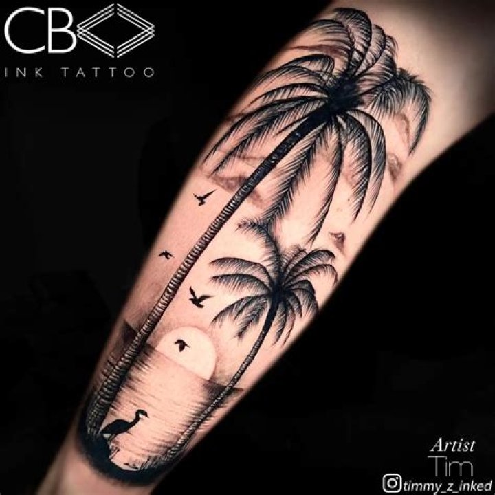 Striking Palm Tree Tattoo Designs To Inspire Your Ink