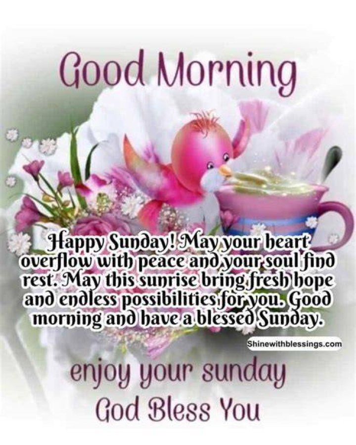 Stunning Good Morning Sunday Blessings Images To Inspire Your Day