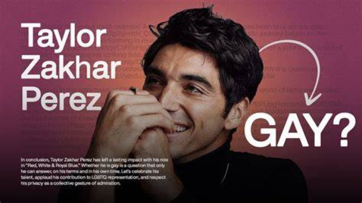 Taylor Zakhar Perez: Gay Rumors And Speculations