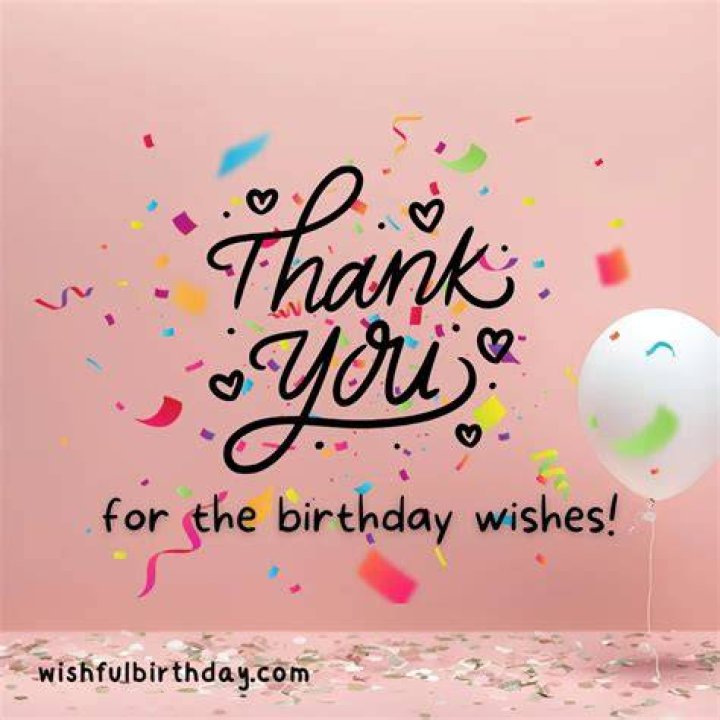 Thanking For Birthday Wishes In English ·