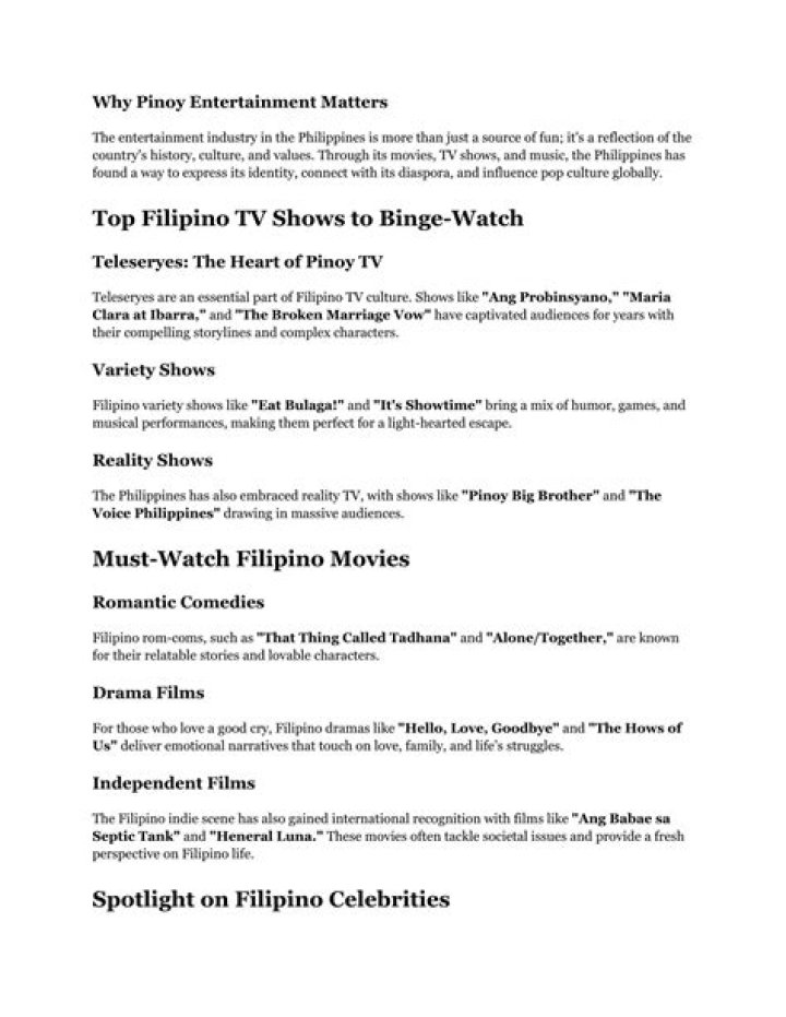 The Best Pinoyflix Teleseryes: Your Ultimate Guide