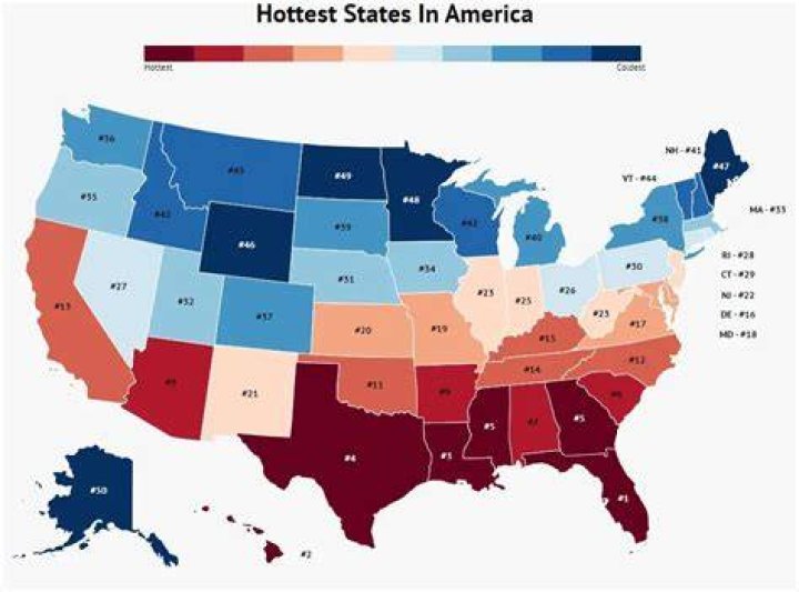 The Hottest State In The USA