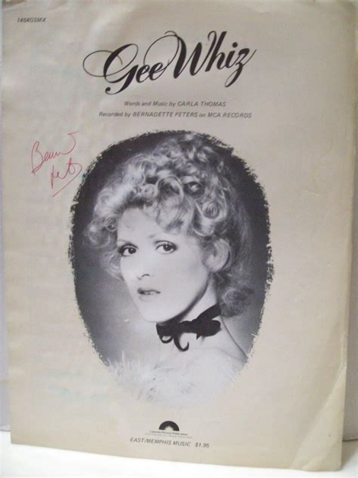 The Meaning Behind The Song: Gee Whiz by Bernadette Peters