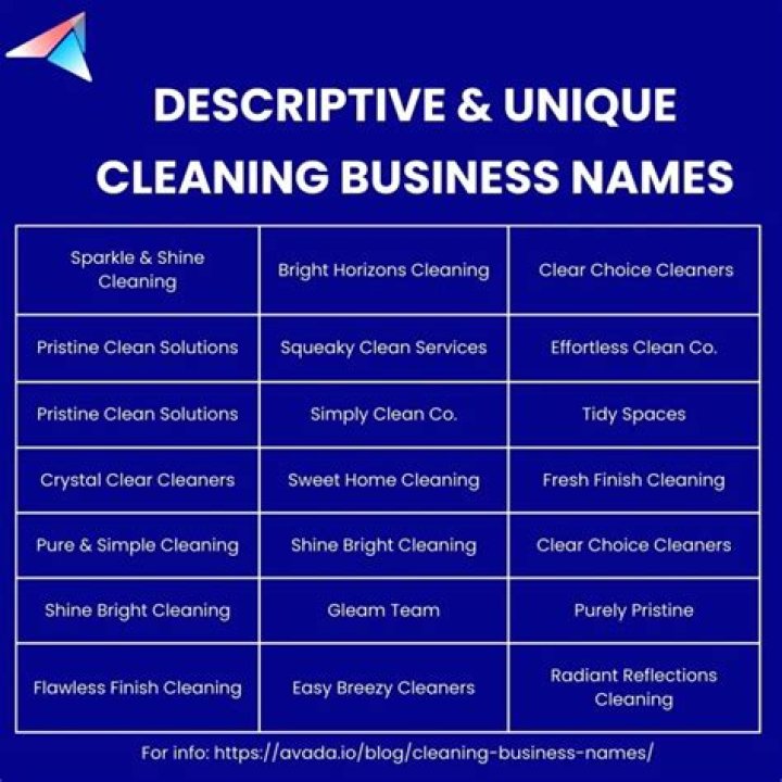 The Ultimate Guide To Selecting Stellar Cleaning Business Names