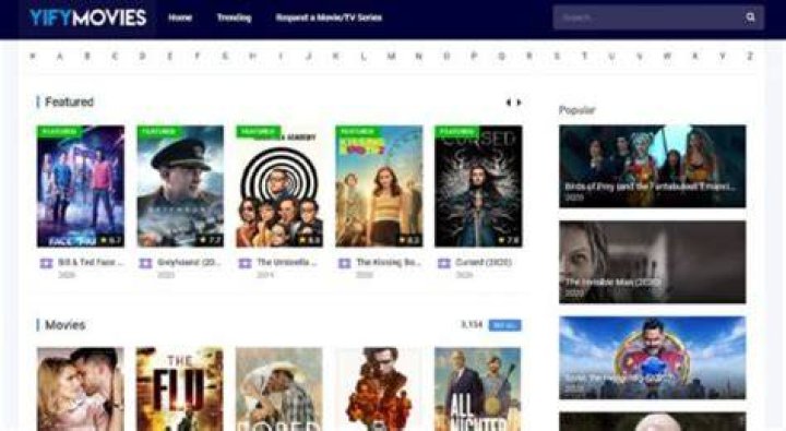The Yify TV Watchlist: Discover New And Popular Movies
