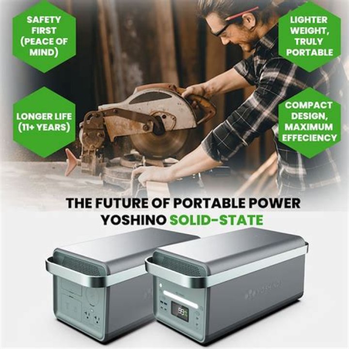 Time for a new kind of portable power: Yoshino B4000 SST ·