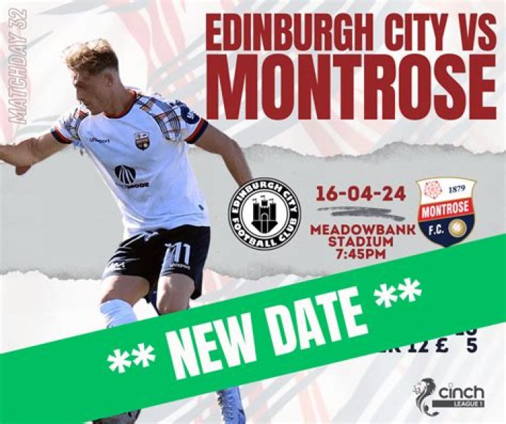 Today: Montrose vs Edinburgh live 23 July 2024