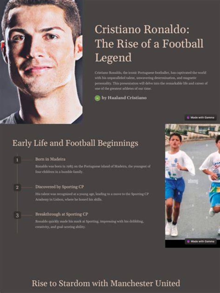 Tracing The Journey Of A Football Legend