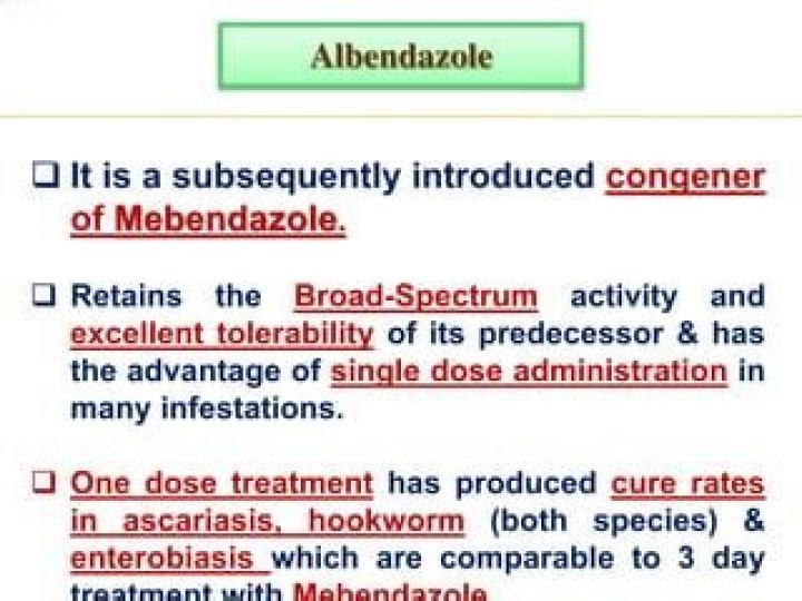 Ultimate Guide To Over-the-Counter Options: Albendazole Vs. Mebendazole