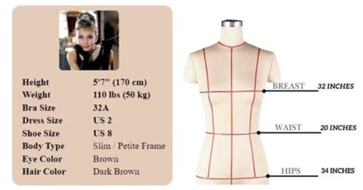 Uncover Audrey Hepburn's Measurements: Exploring Style Icon's Dimensions