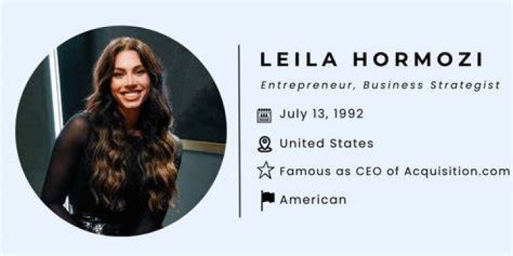 Uncover The Age Of Marketing Trailblazer: Leila Hormozi