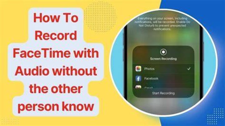 Uncover The Secret: Will Someone Know If I Screen Record FaceTime?