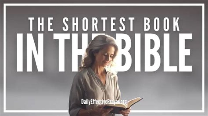 Uncover The Tiniest Treasure In The Bible: The Shortest Book Revealed