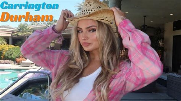 Uncover The Truths Behind The Carrington Durham OnlyFans Leaks