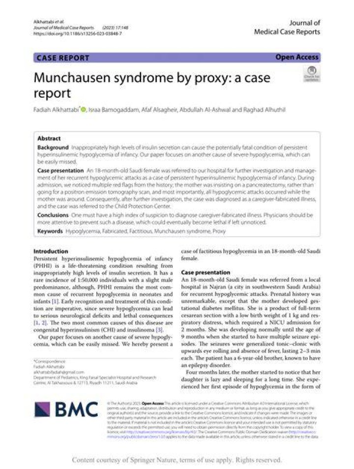 Understanding Munchausen Syndrome By Proxy Cases: A Comprehensive Guide