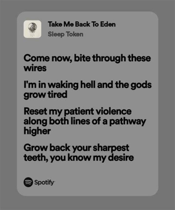 Unleash Your Soul's Echoes With "Take Me Back To Eden" Lyrics
