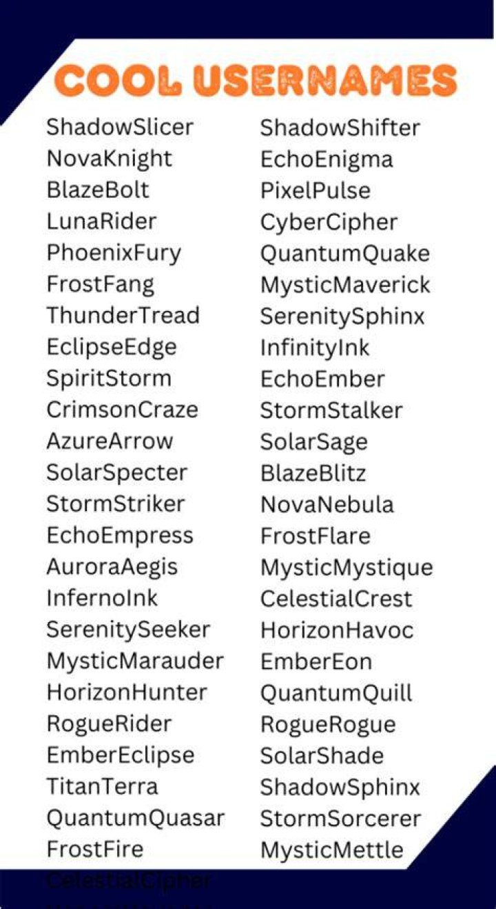 Unlock Your Online Identity: Creative And Cool Usernames