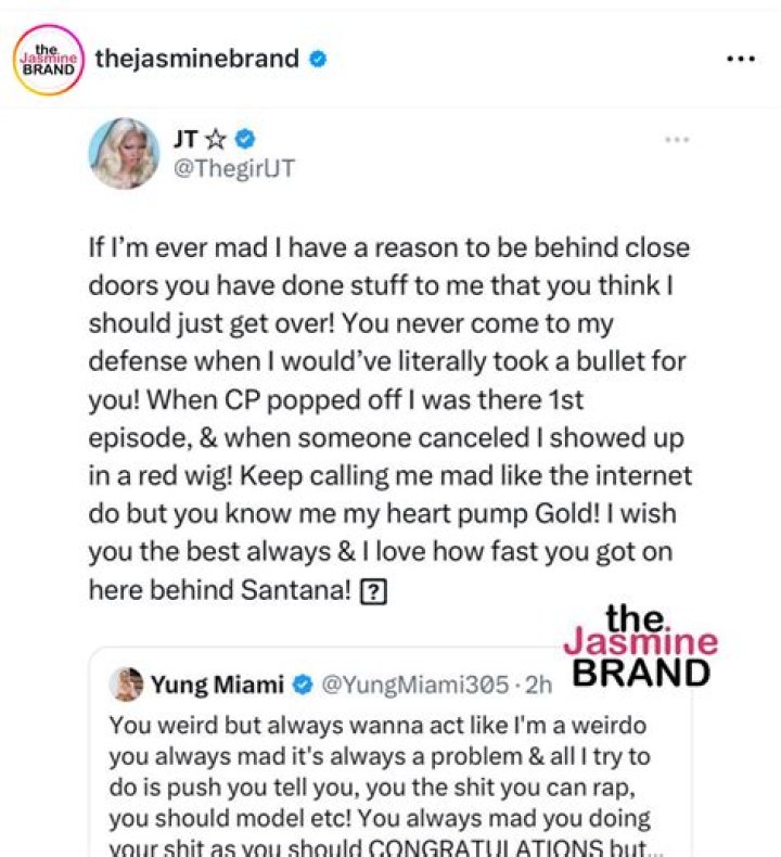 Unraveling The Mystery Of JT And Yung Miami's Breakup