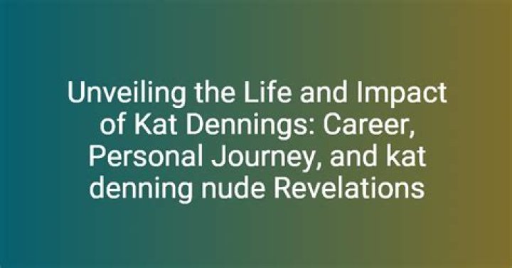 Unveiling Kat Foster's Personal Journey: Age, Parents, And Beyond
