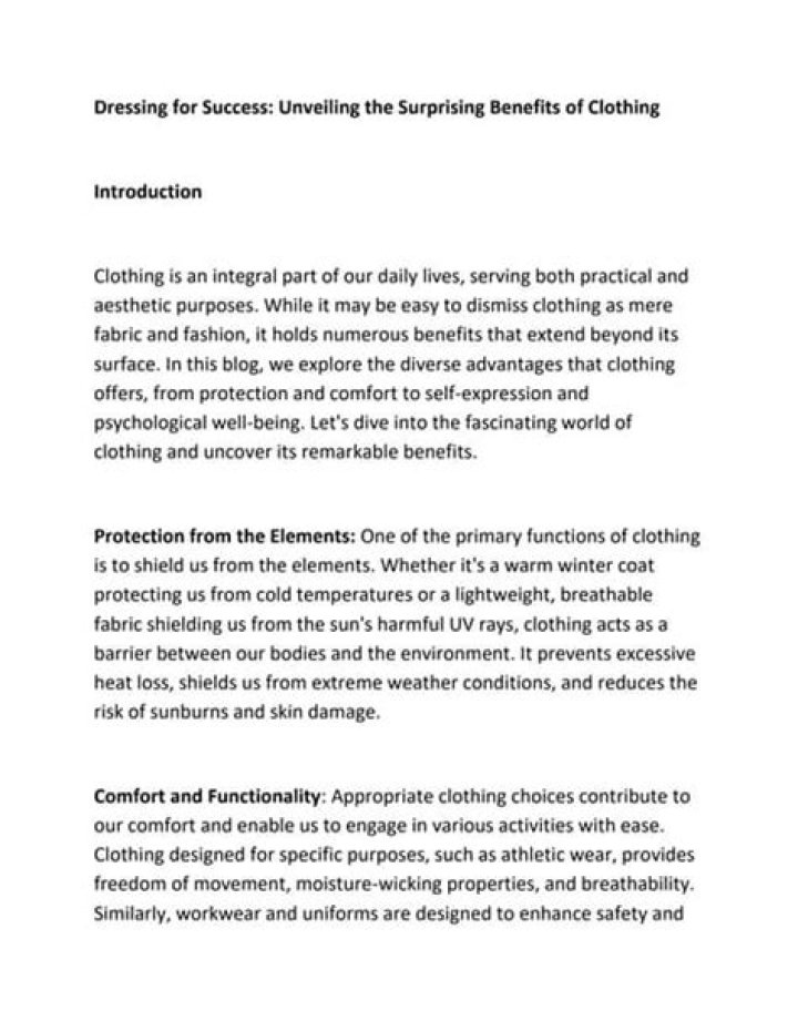 Unveiling Style Secrets And Surprising Benefits