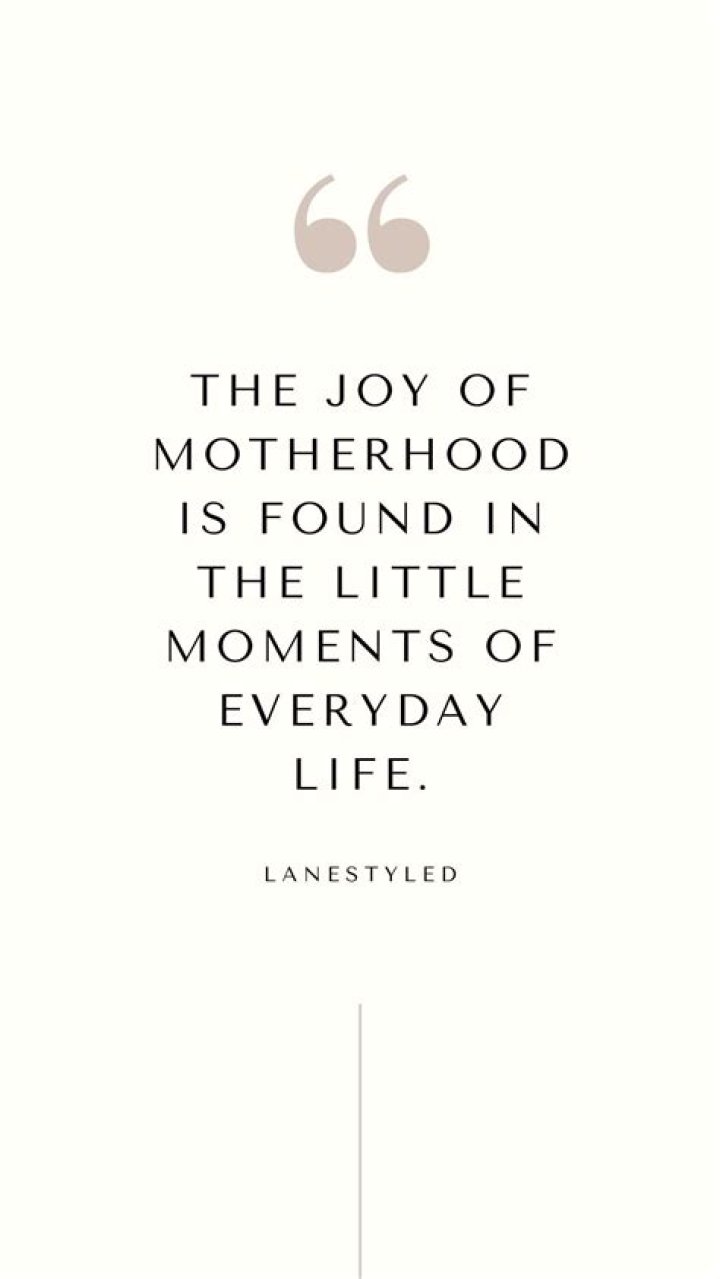 Unveiling The Joy Of Motherhood