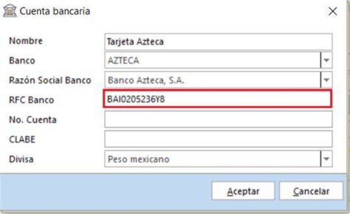 Validación de cuentas bancarias en Cobros Cliente
