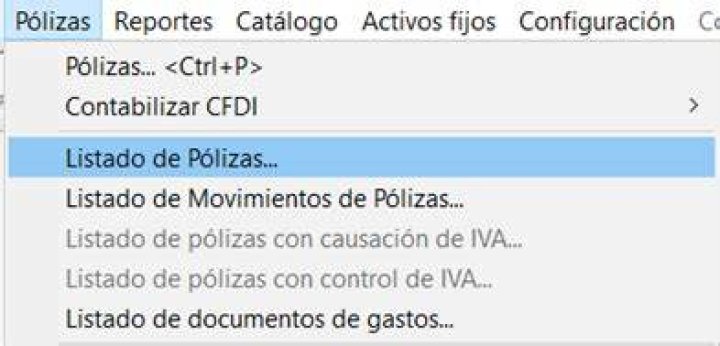 Validar que las pólizas se hayan cargado a CONTPAQi® Contabilidad