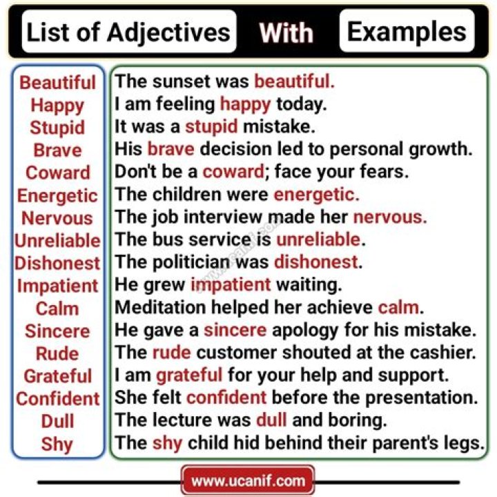 What Is An Adjective And What Is It Used For?