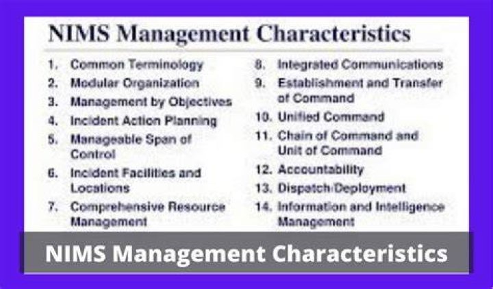 Which NIMS Management Characteristic: Maintaining Accurate Information