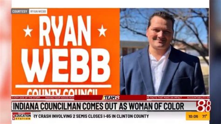 Who is Ryan Webb? Indiana councilman slammed for identifying himself as 'lesbian woman of color'
