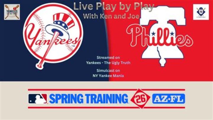 Yankees vs Phillies live streaming 29/07/2024 Today
