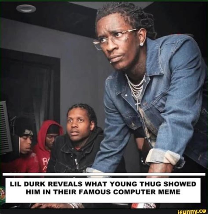 Young Thug & Lil Durk Computer Meme: Rappers Have Vowed Not To "Snitch" On Story Behind Photo
